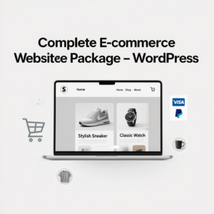 Home launch your online store with a conversion ready wordpress + woocommerce website